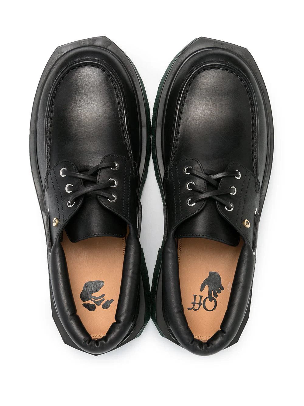 SPONGE BOAT SHOES BLACK NO COLOR