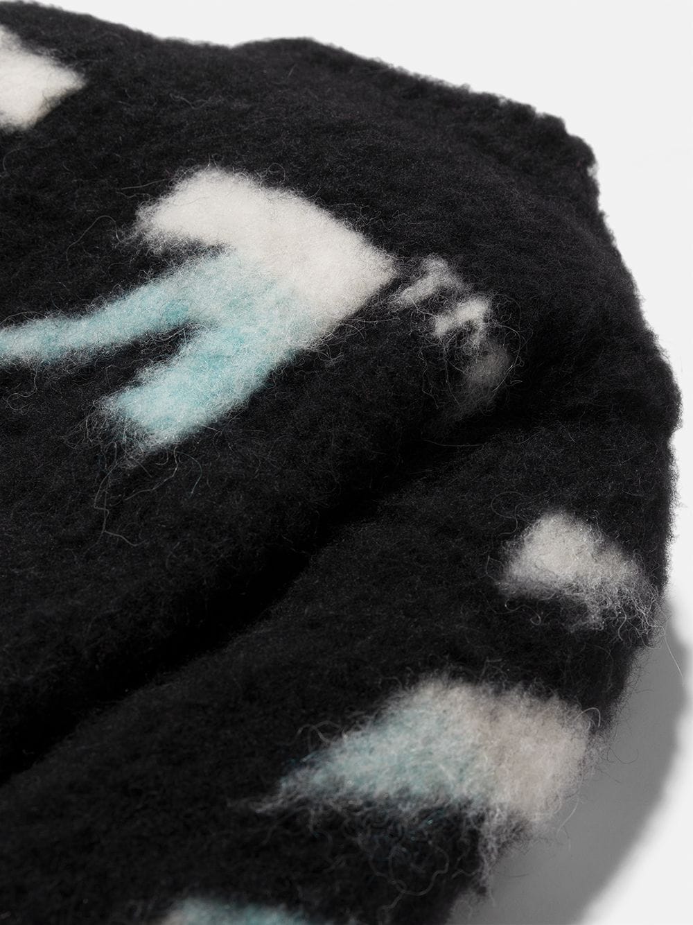 OFF BRUSHED SWEATER BLACK MULTICOLOR