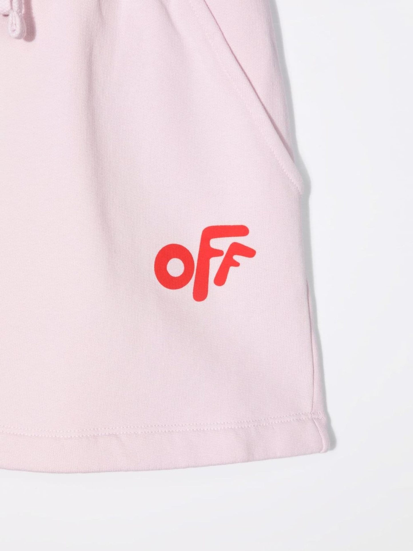 OFF ROUNDED MINI SKIRT PINK RED