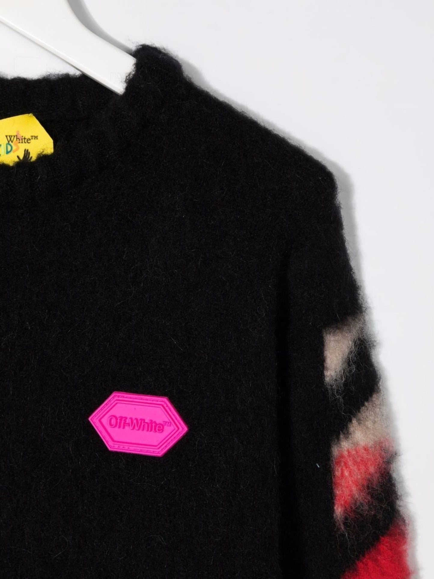 OFF BRUSHED DRESS BLACK FUCHSIA