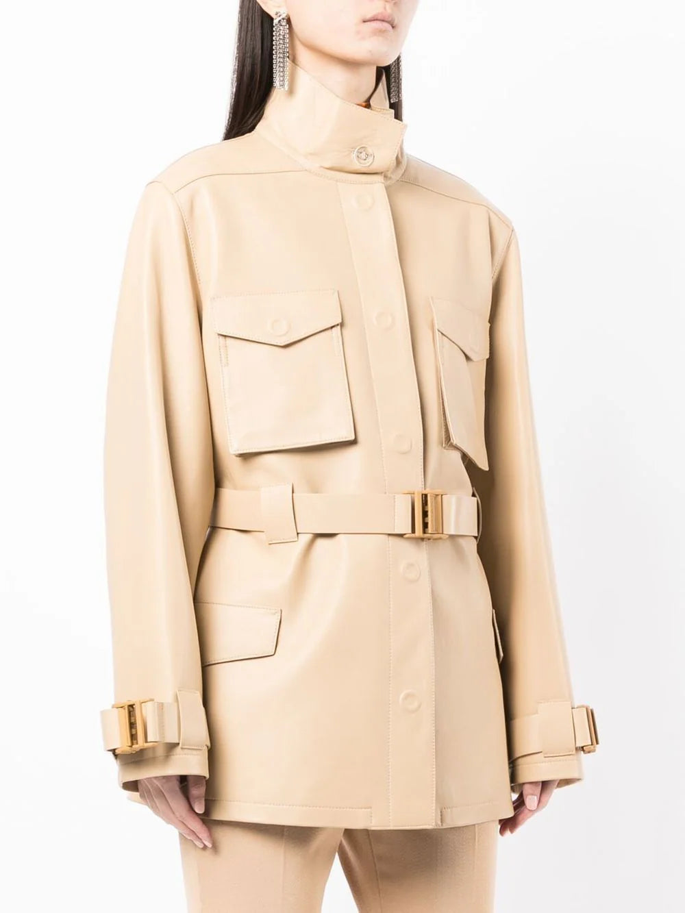 CARGO LEATHER FIELD JKT CAMEL NO COLOR