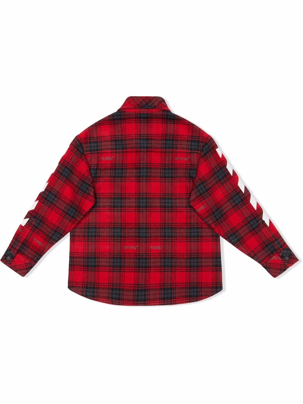 CHECK FLANNEL SHIRT RED WHITE