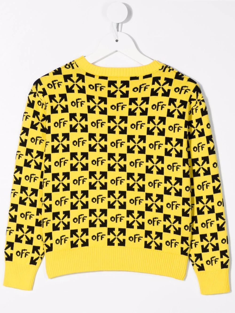 MONOGRAM SWEATER YELLOW BLACK