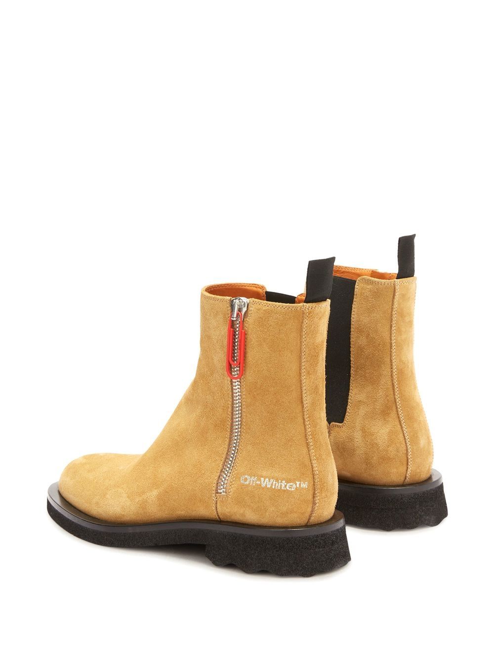 SUEDE SPONGESOLE ANKLE BOOT BONE BONE