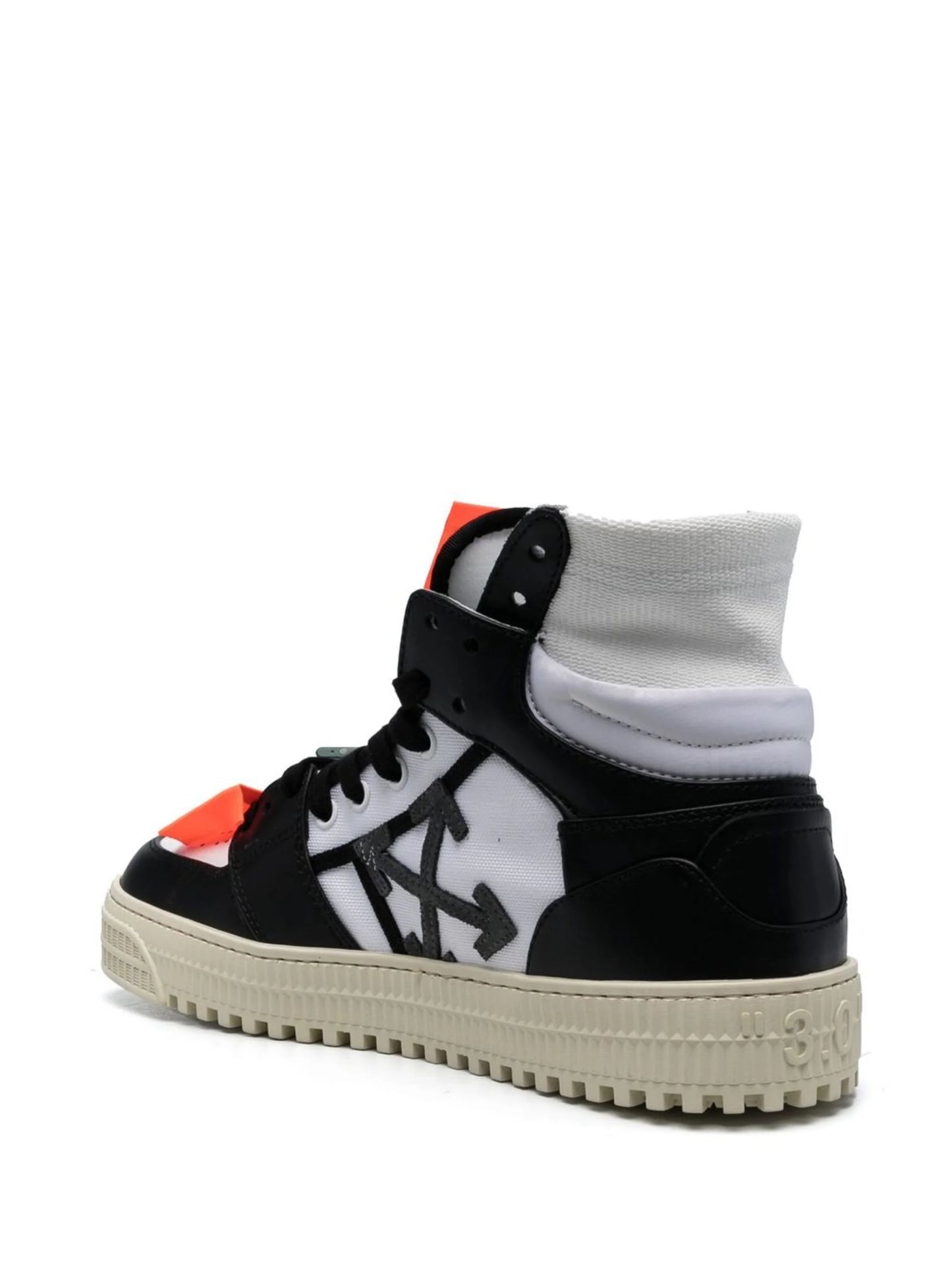 3.0 OFF COURT LEATHER WHITE BLACK