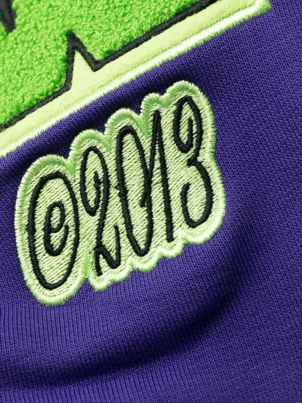 VARS HAMMER SLIM SWEATPANT PURPLE GREEN FLUO