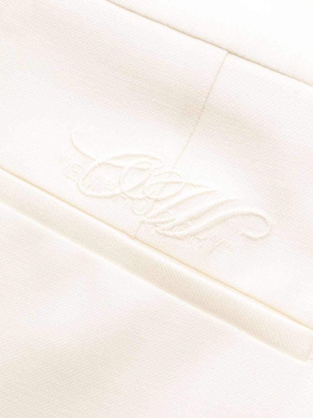 WO BLEND TWIST BANANA PANT WHITE A WHITE A