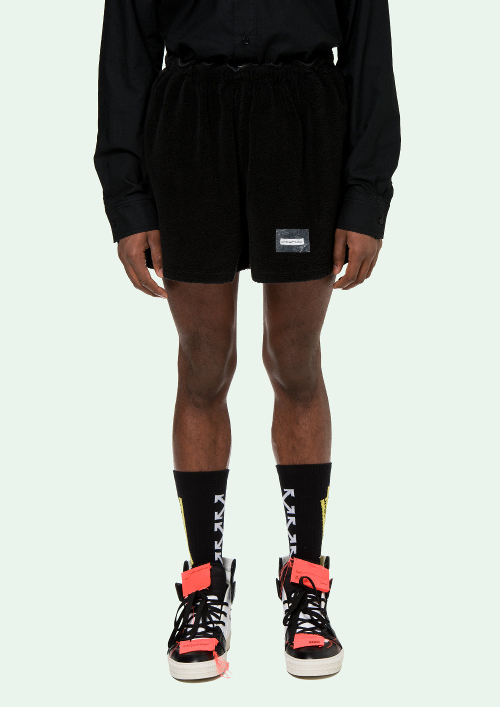 TOWEL VOLUME SHORTS BLACK NO COLOR