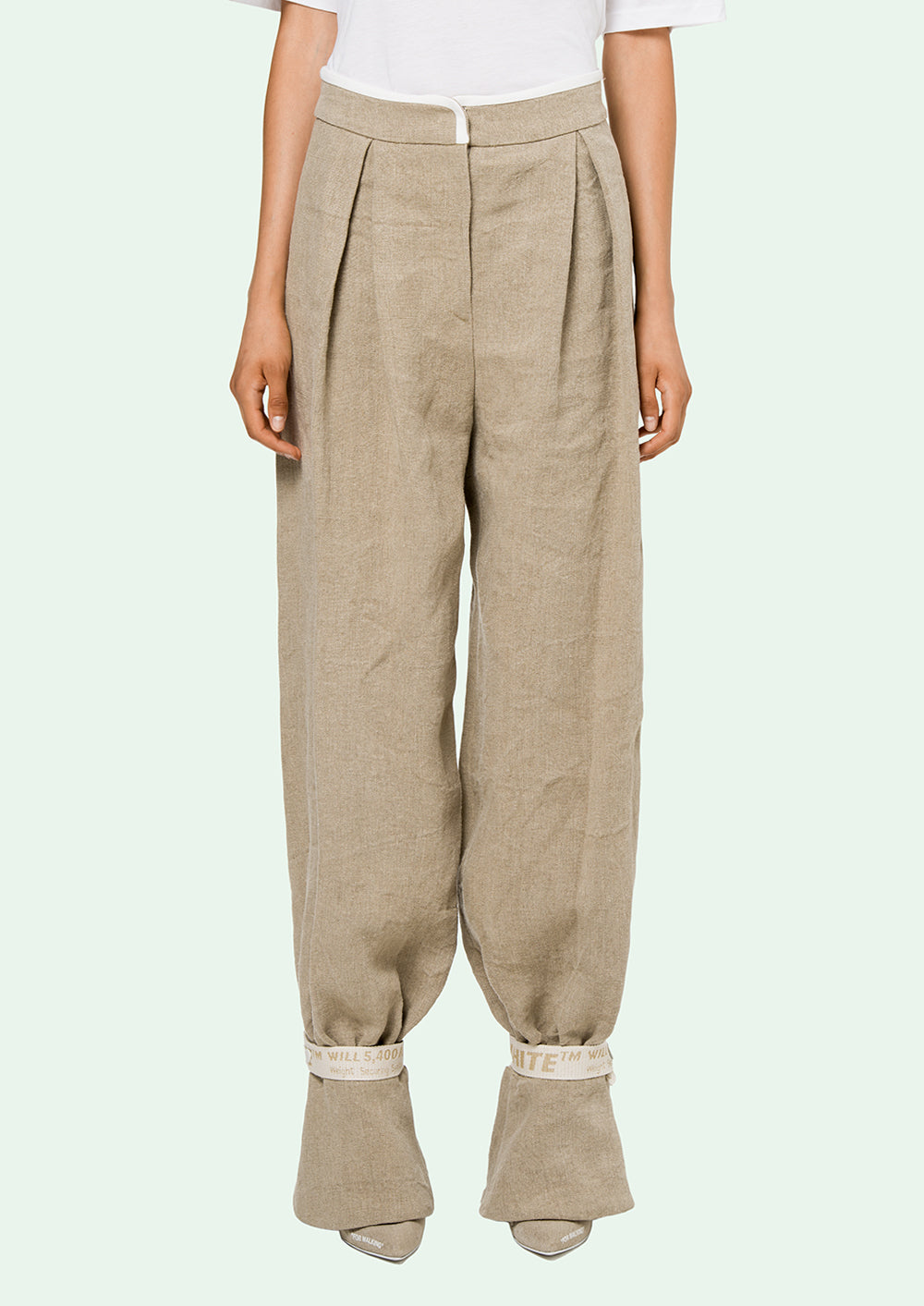 LINEN BALOON PANT BEIGE