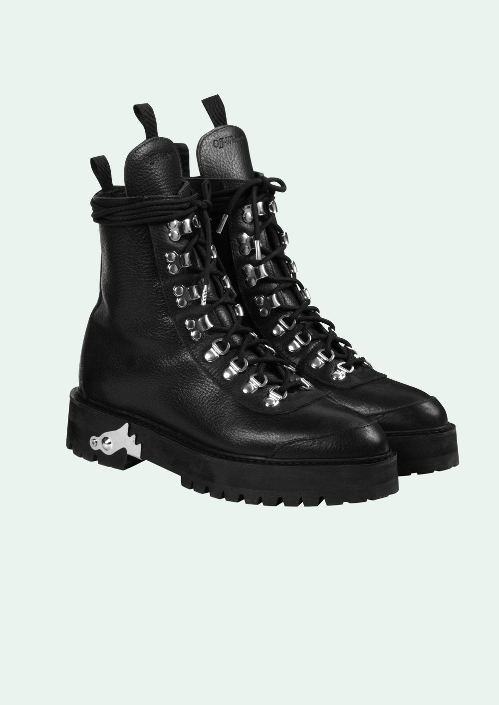 LEATHER HIKING BOOT BLACK NO COLOR