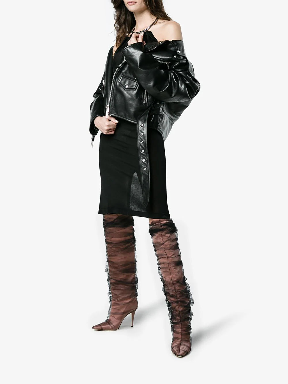 ELISABETH BOOT PINK BLACK
