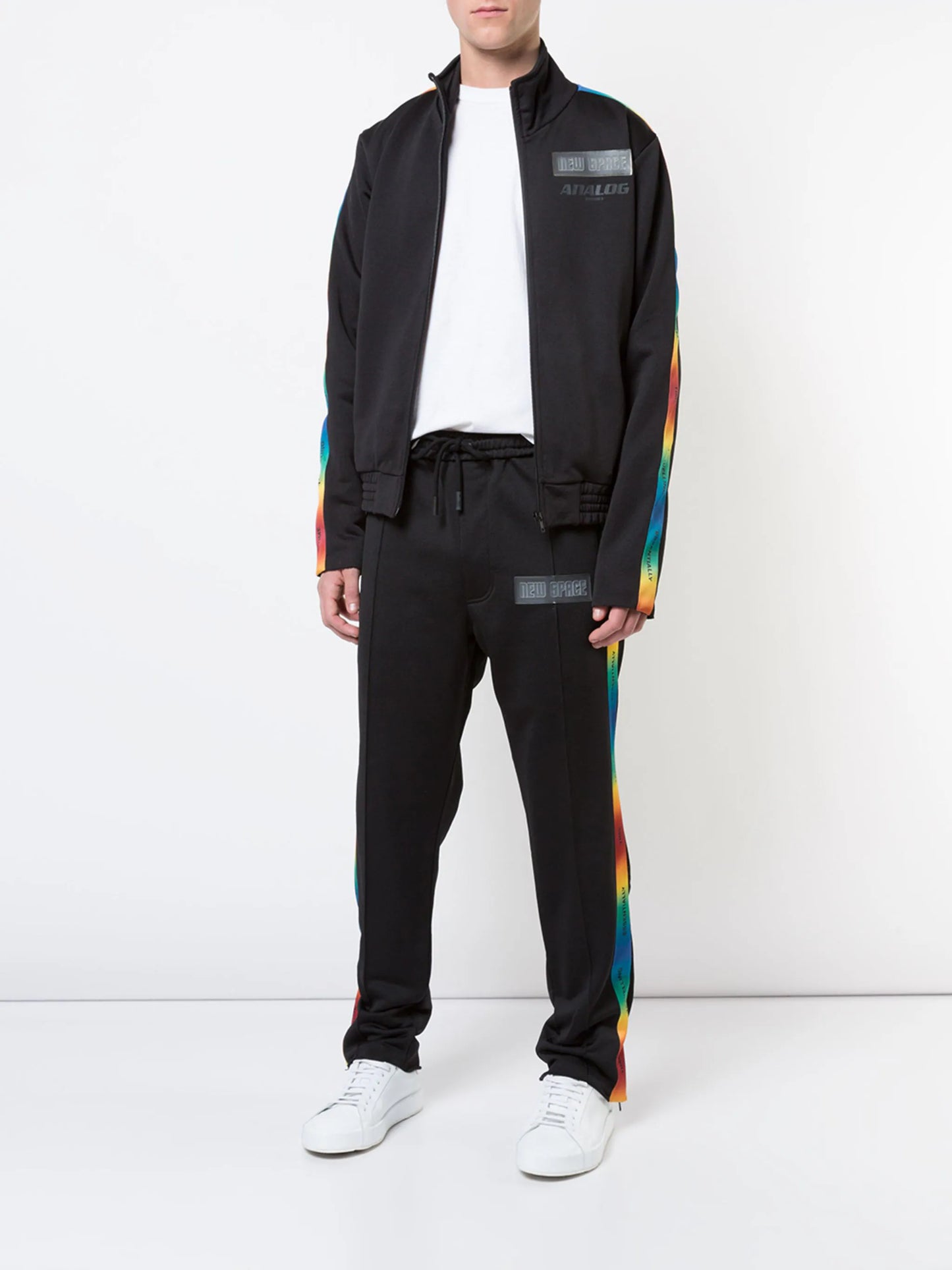 DAD TIME TRAVELLING TRACKPANT BLACK MULTICOLOR