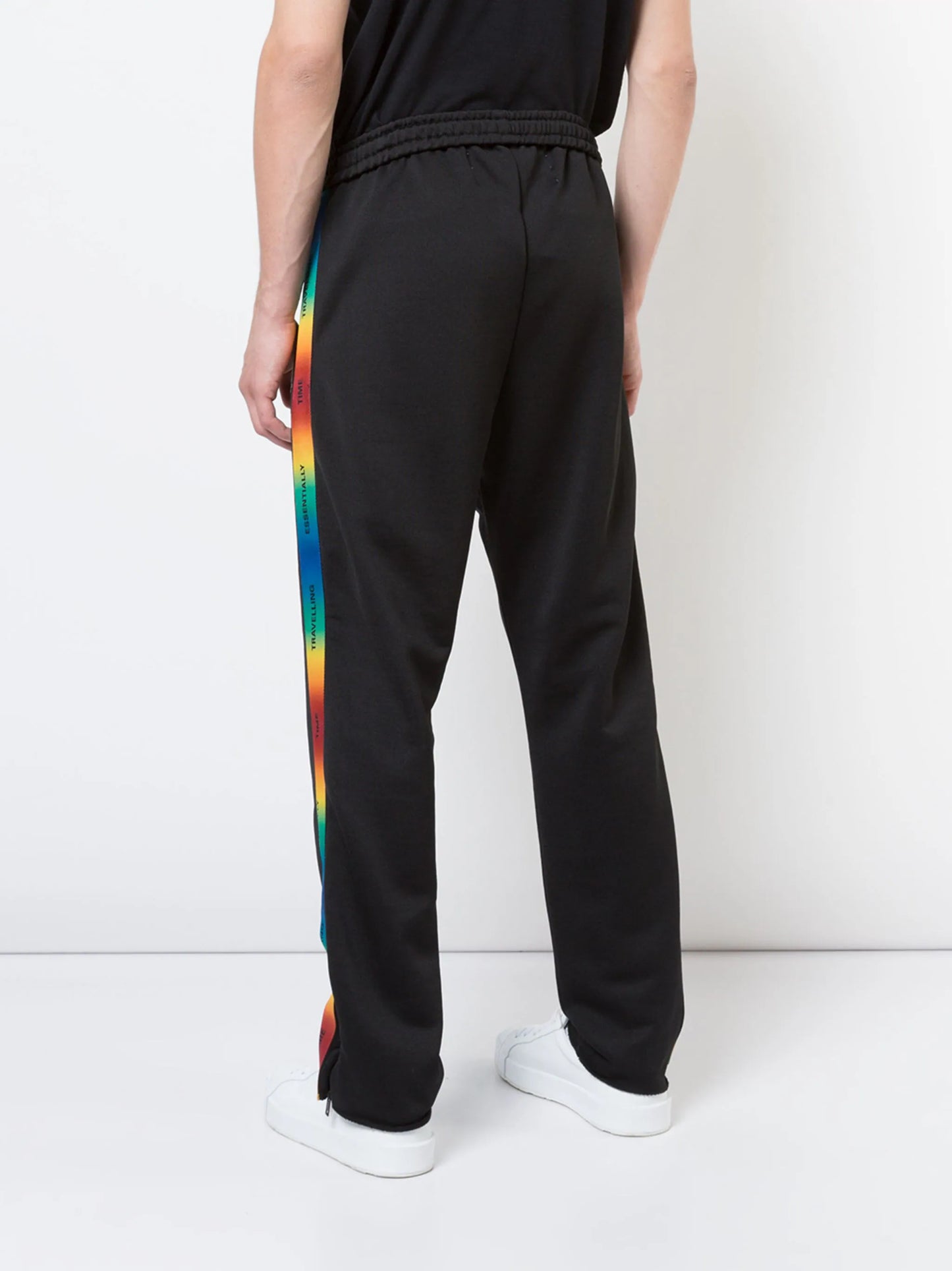 DAD TIME TRAVELLING TRACKPANT BLACK MULTICOLOR