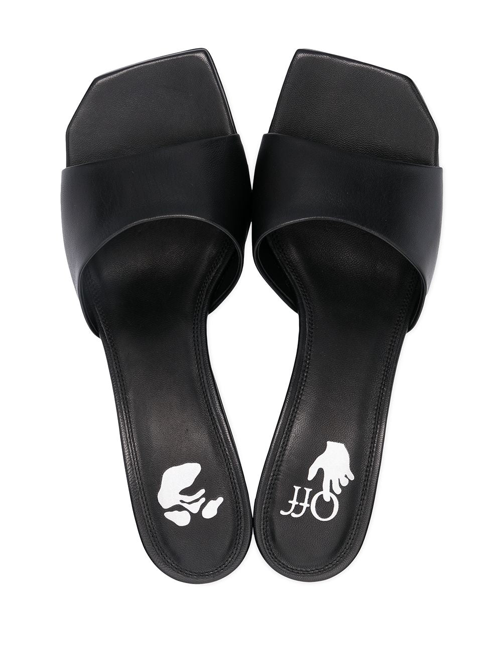 OPEN TOE ALLEN MULE BLACK NO COLOR