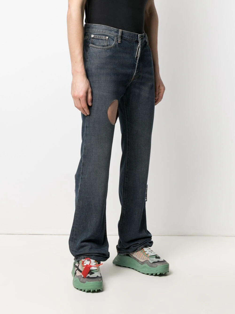 HAND OFF PKT JOS SKINNY STACK INDIGO BLUE WHITE
