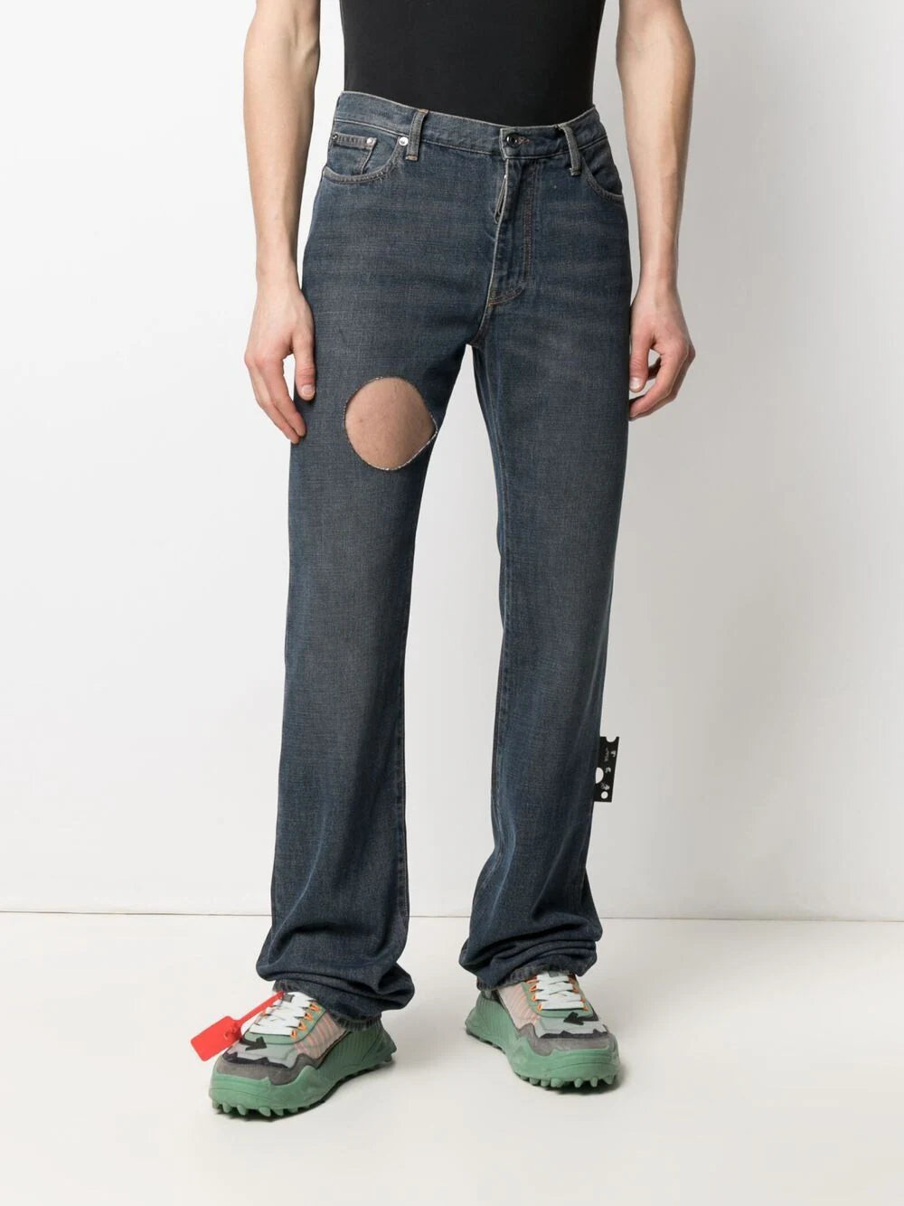 HAND OFF PKT JOS SKINNY STACK INDIGO BLUE WHITE