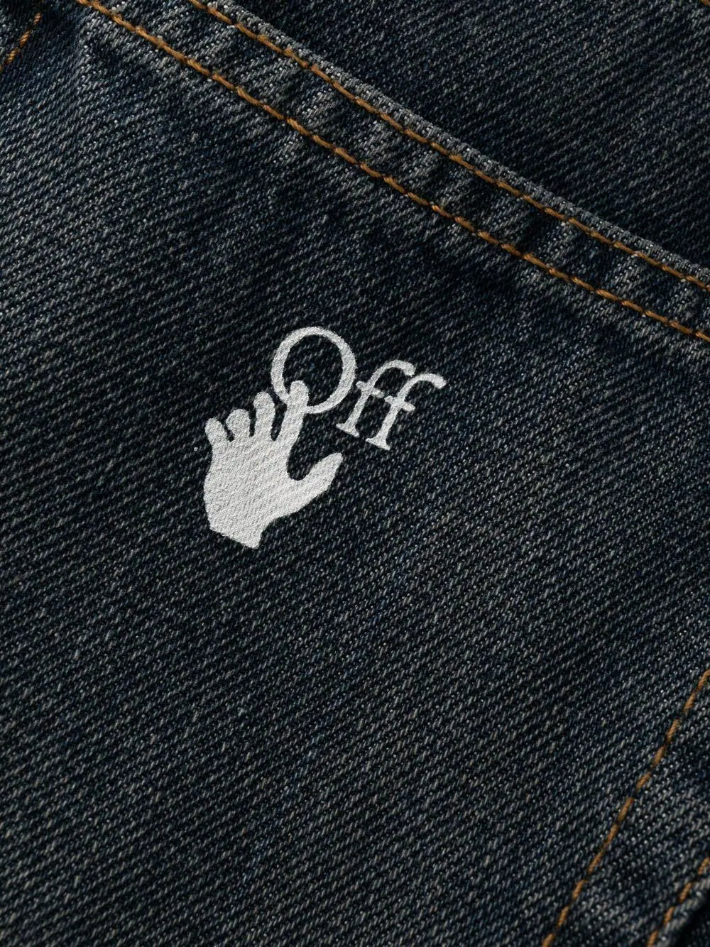 HAND OFF PKT JOS SKINNY STACK INDIGO BLUE WHITE