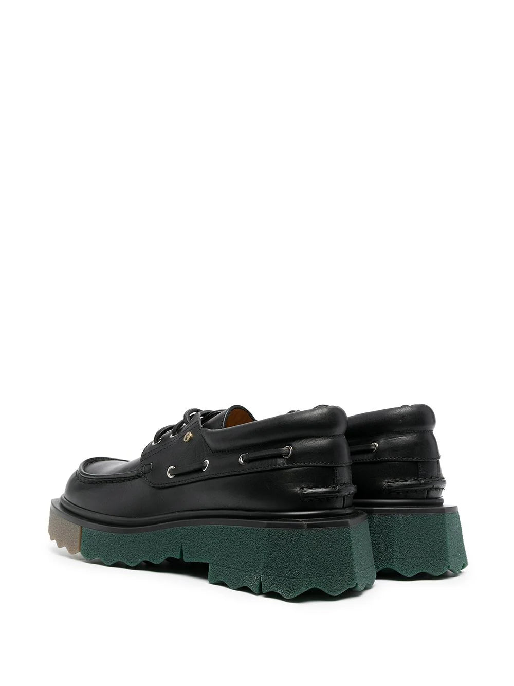 SPONGE BOAT SHOES BLACK NO COLOR