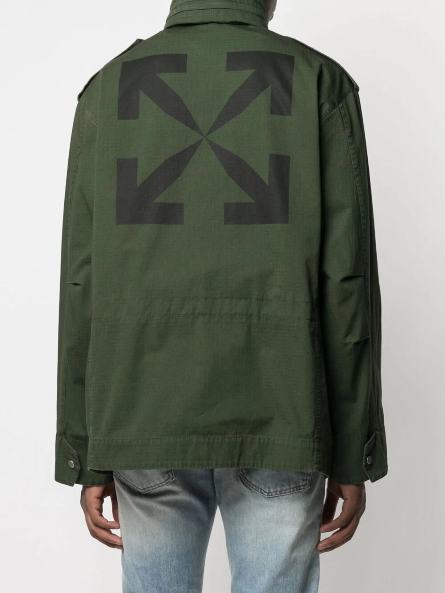 CHECKER FIELD JACKET KOMBU GREEN BLACK