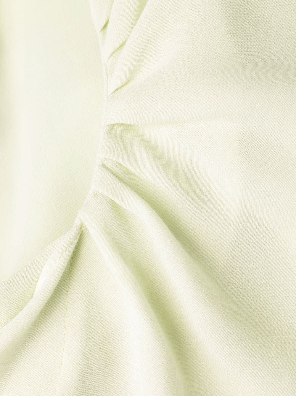 CADY BANDANA GATHERED DRESS LIGHT GREEN NO COLOR