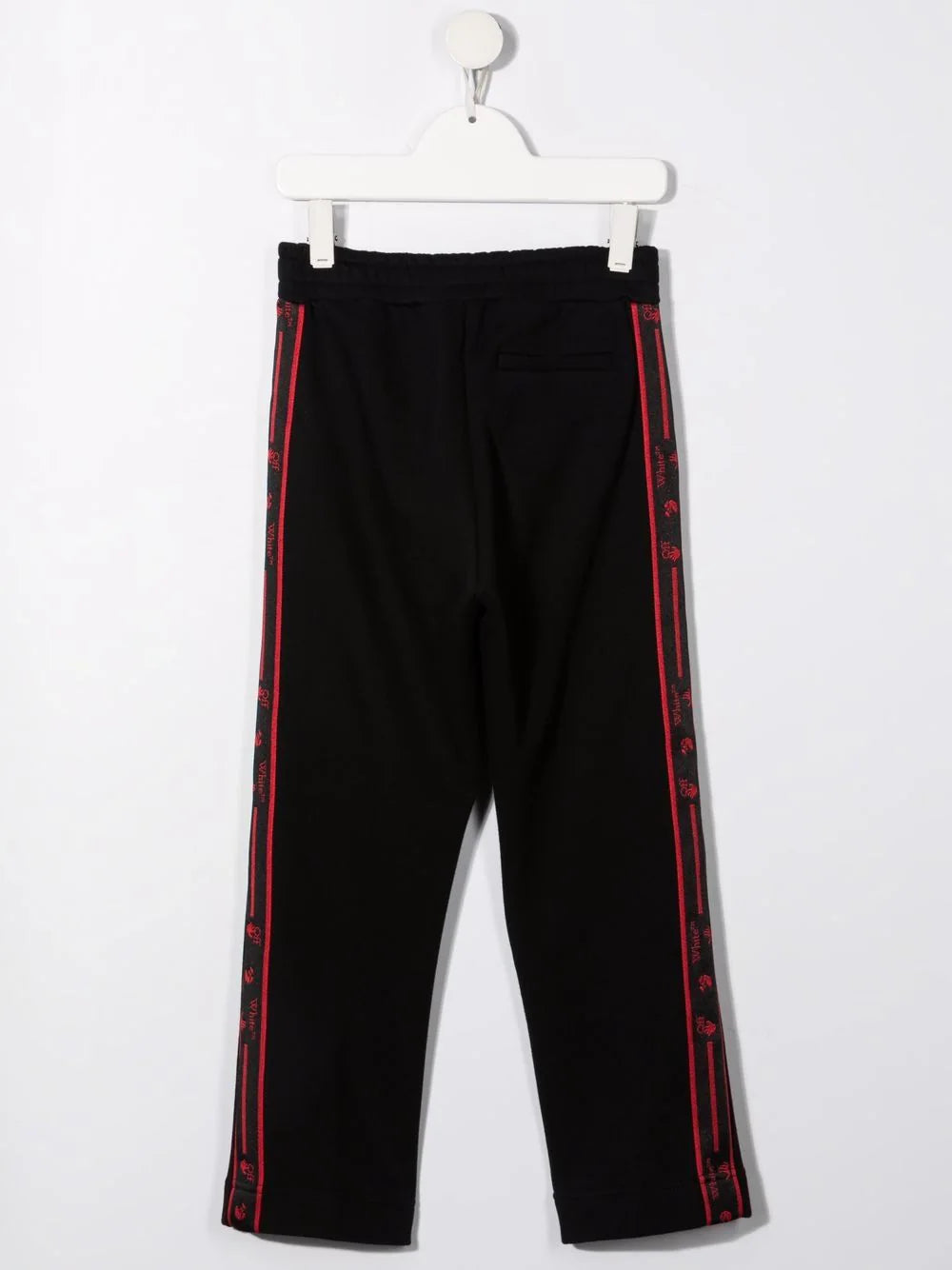 OFF WHITE TRACK PANT BLACK RED