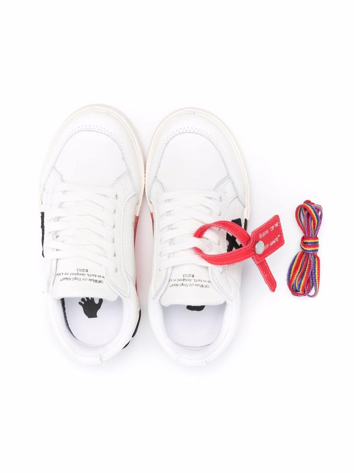 LOW VULCANIZED CALF LEATHER WHITE BLACK