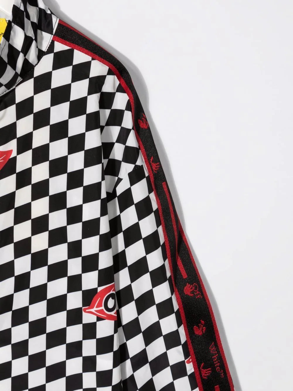 OFF CHESSBOARD LEAVES TRACK J BLACK WHITE