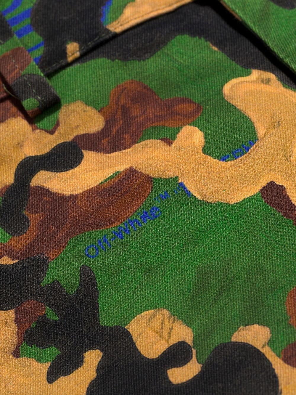 OFF CAMO BLUE PEACE CARGO SH MILITARY BLUE