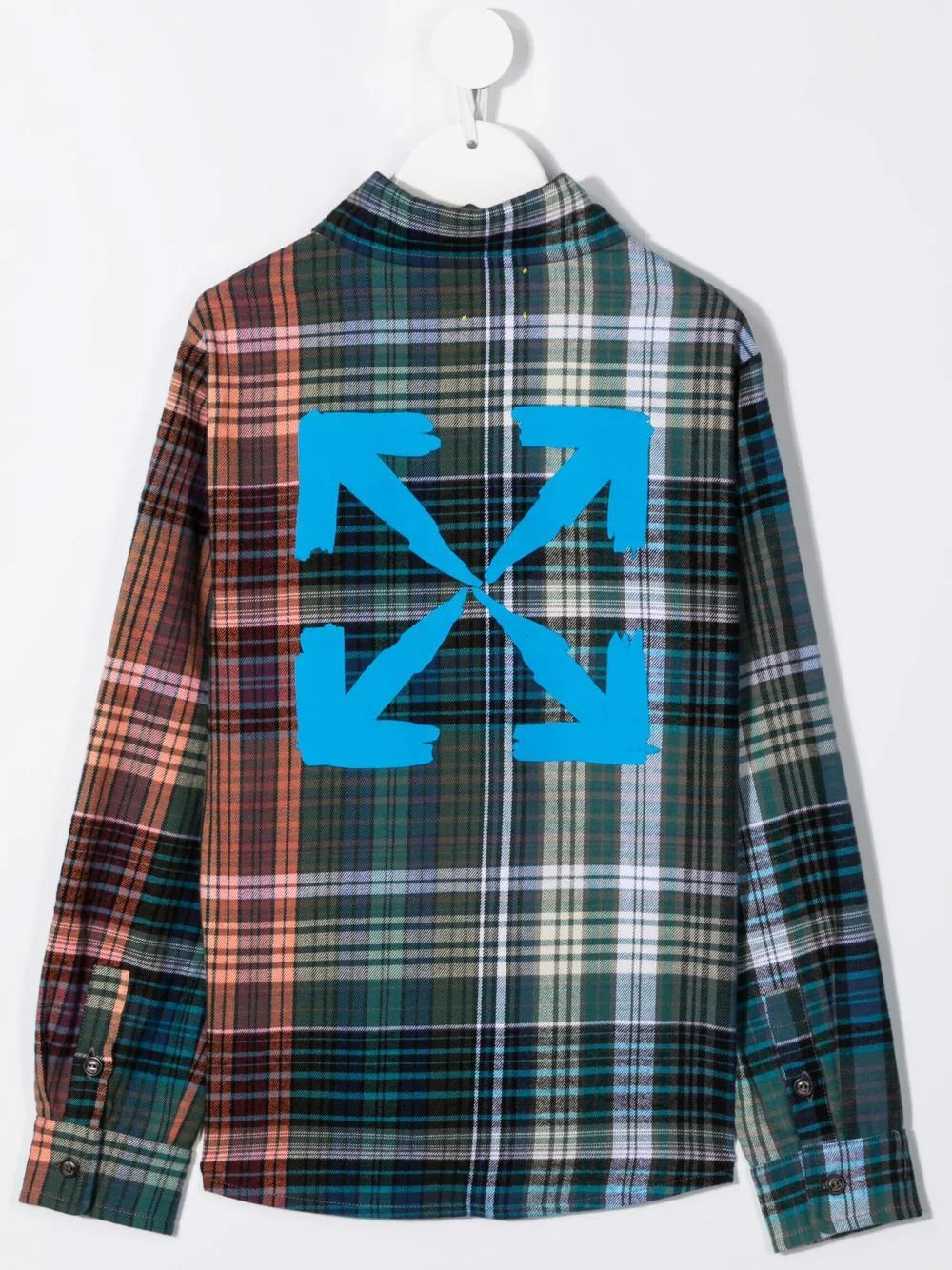 ARROW CHECK FLANNEL SHIRT MULTICOLOR BLUE