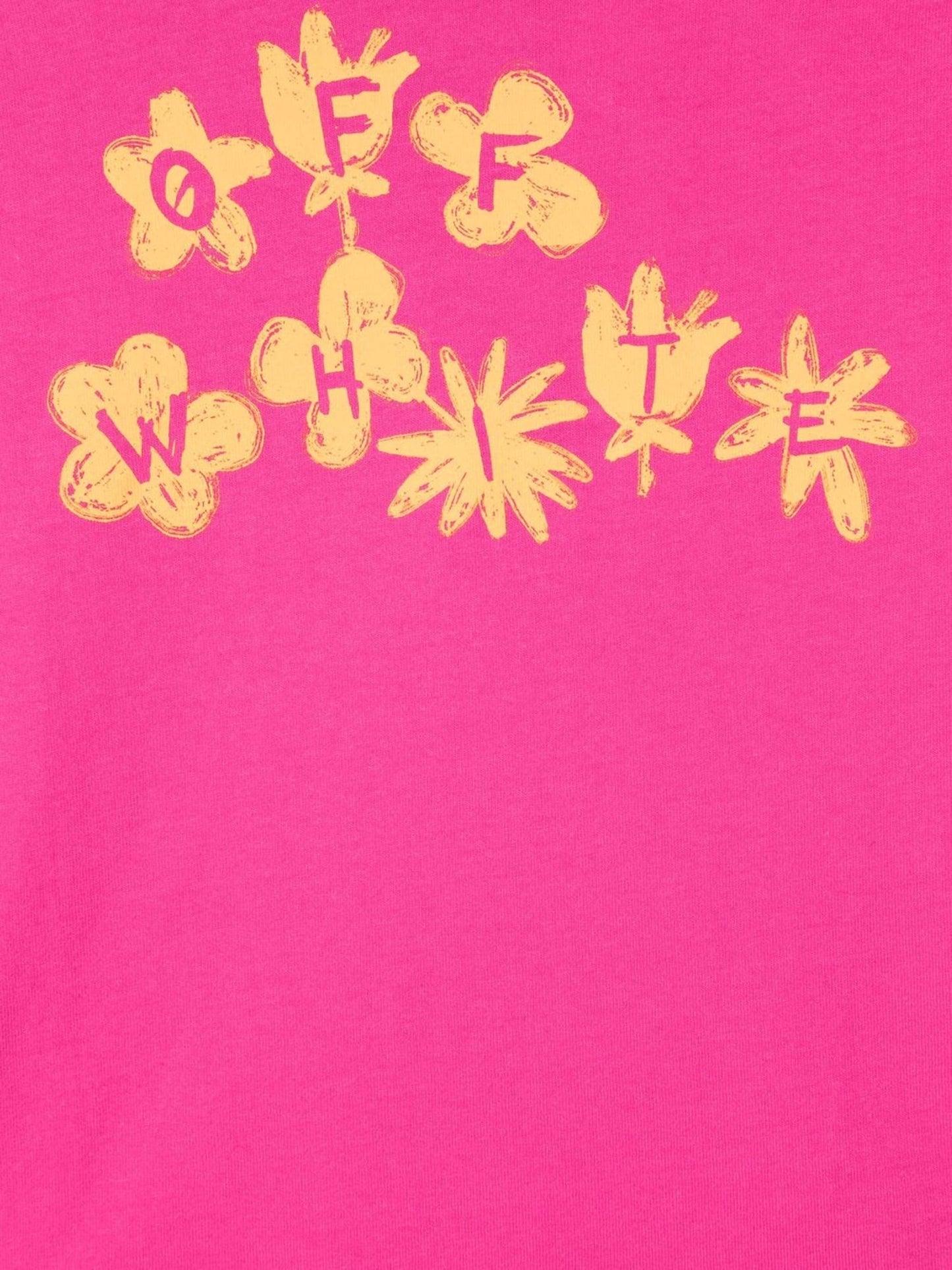 OFF FLOWER TEE L/S FUCHSIA ORANGE
