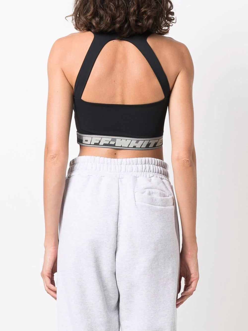 ATHL LOGO BAND BRA BLACK NO COLOR