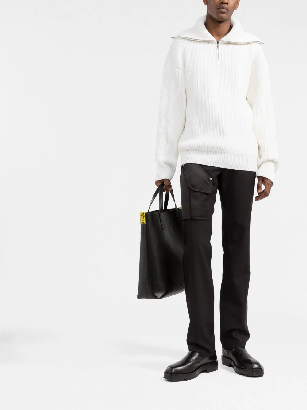 SLICK ARROW ZIP KNIT TURTLENE TOFU TOFU