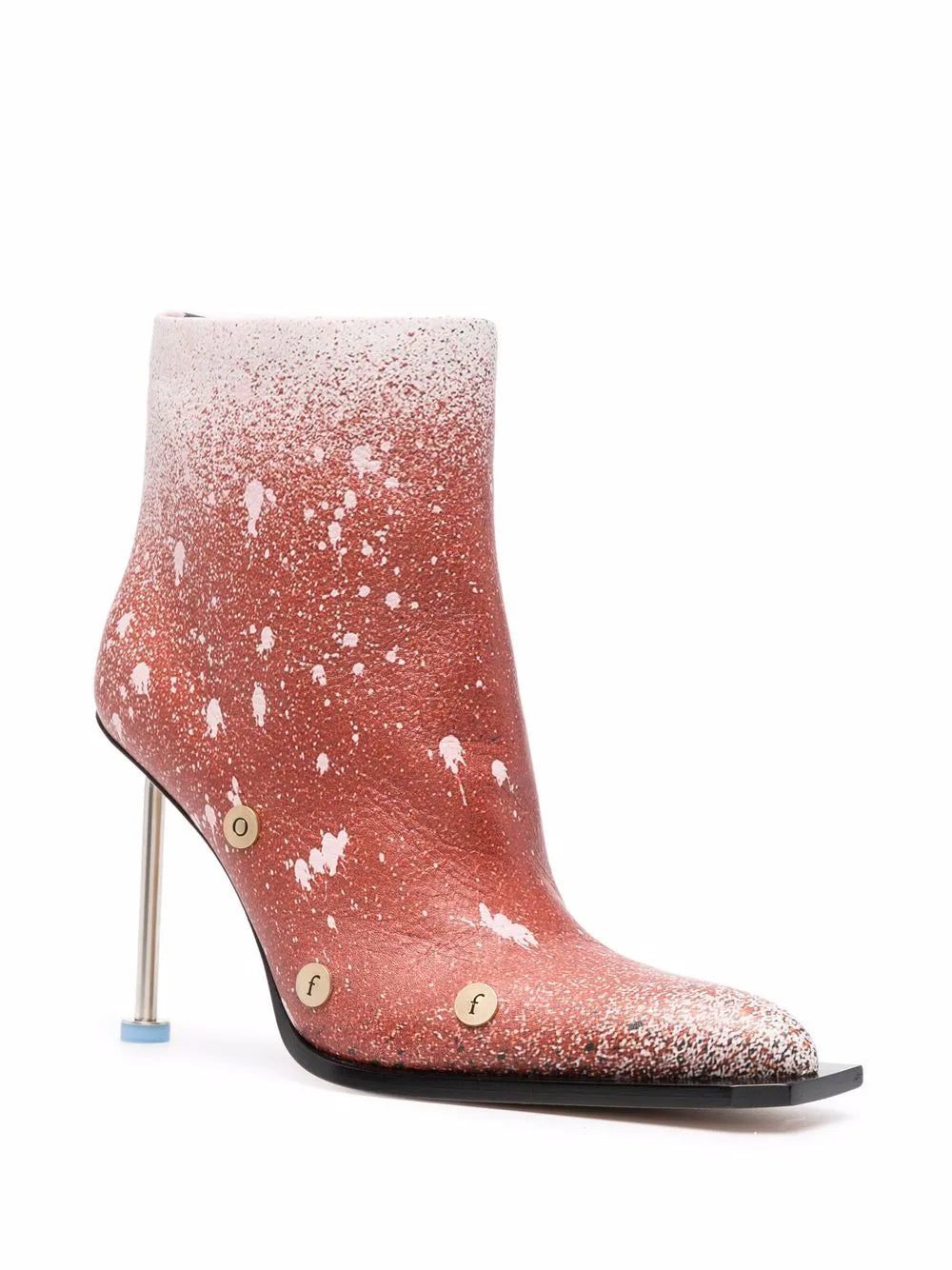 KATSU NAIL ANKLE BOOT RED MULTICOLOR