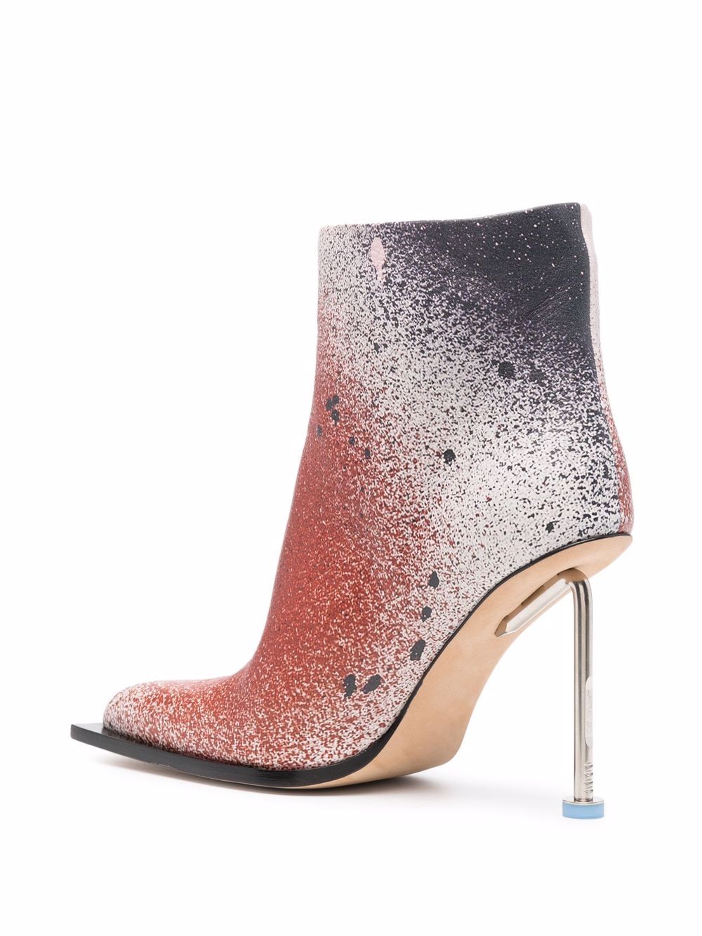 KATSU NAIL ANKLE BOOT RED MULTICOLOR