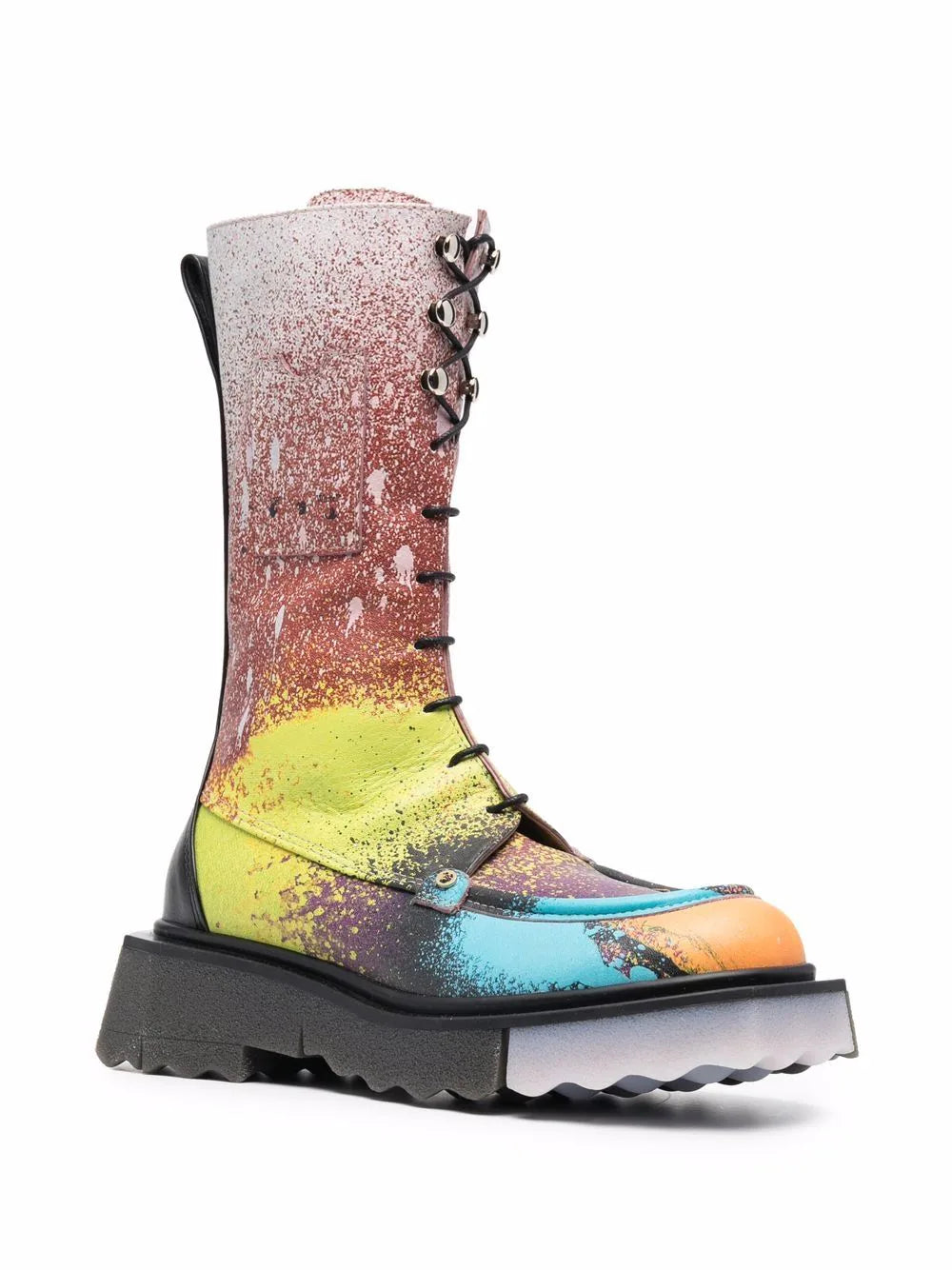 KATSU SPONGE COMBAT BOOT BLACK MULTICOLOR