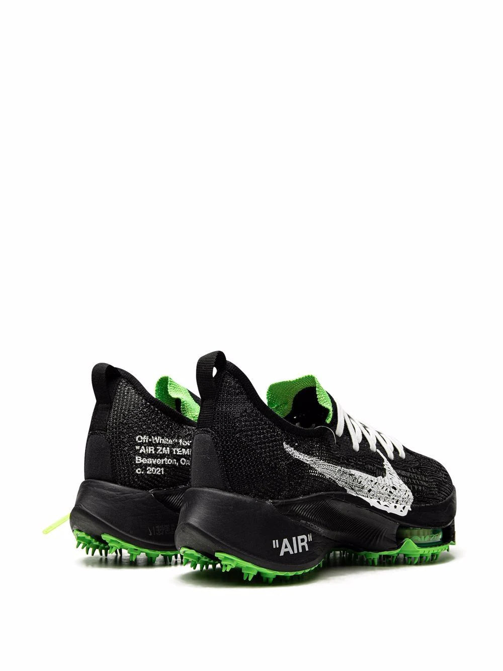 NIKE AIR ZOOM TEMPO BLACK WHITE GREEN