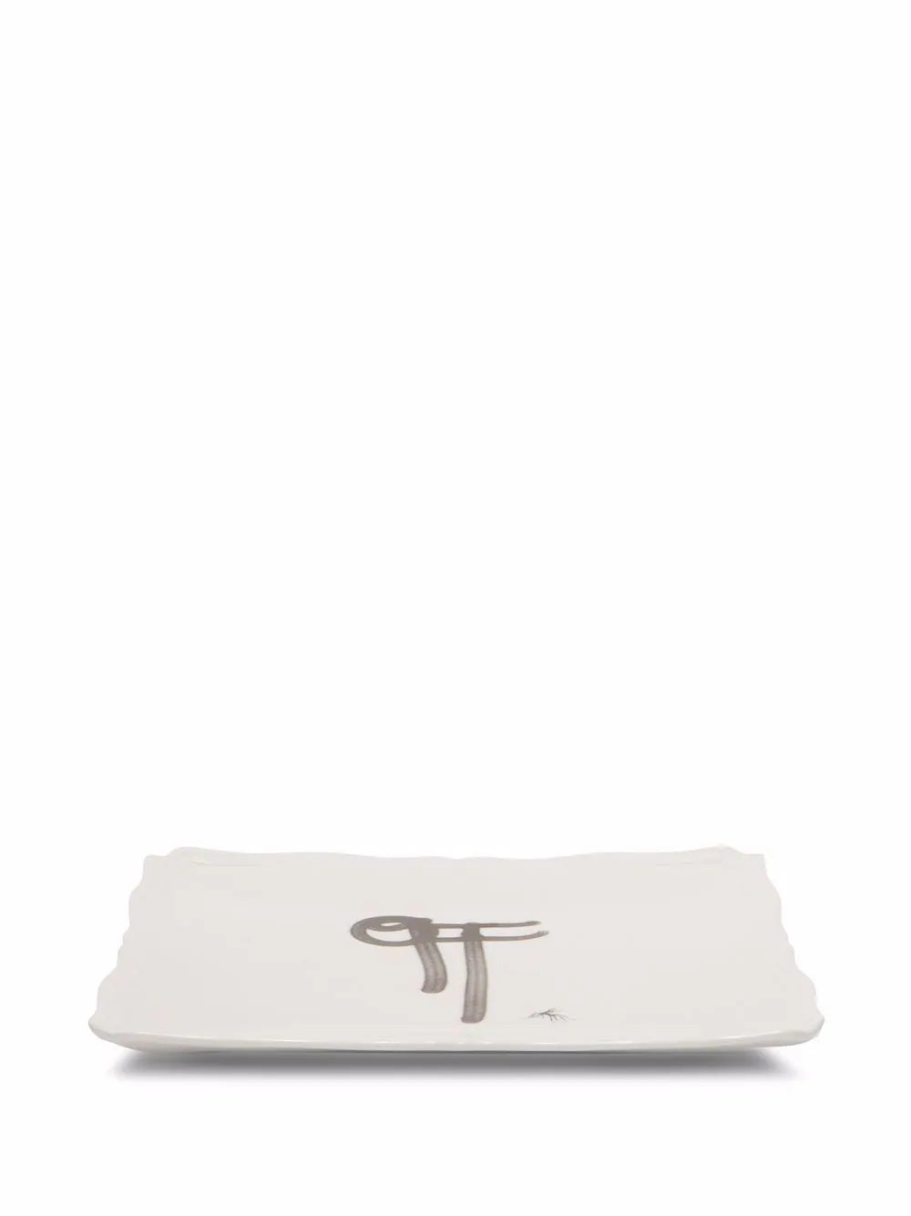 OW GINORI SQUARED TRAY WHITE BLACK