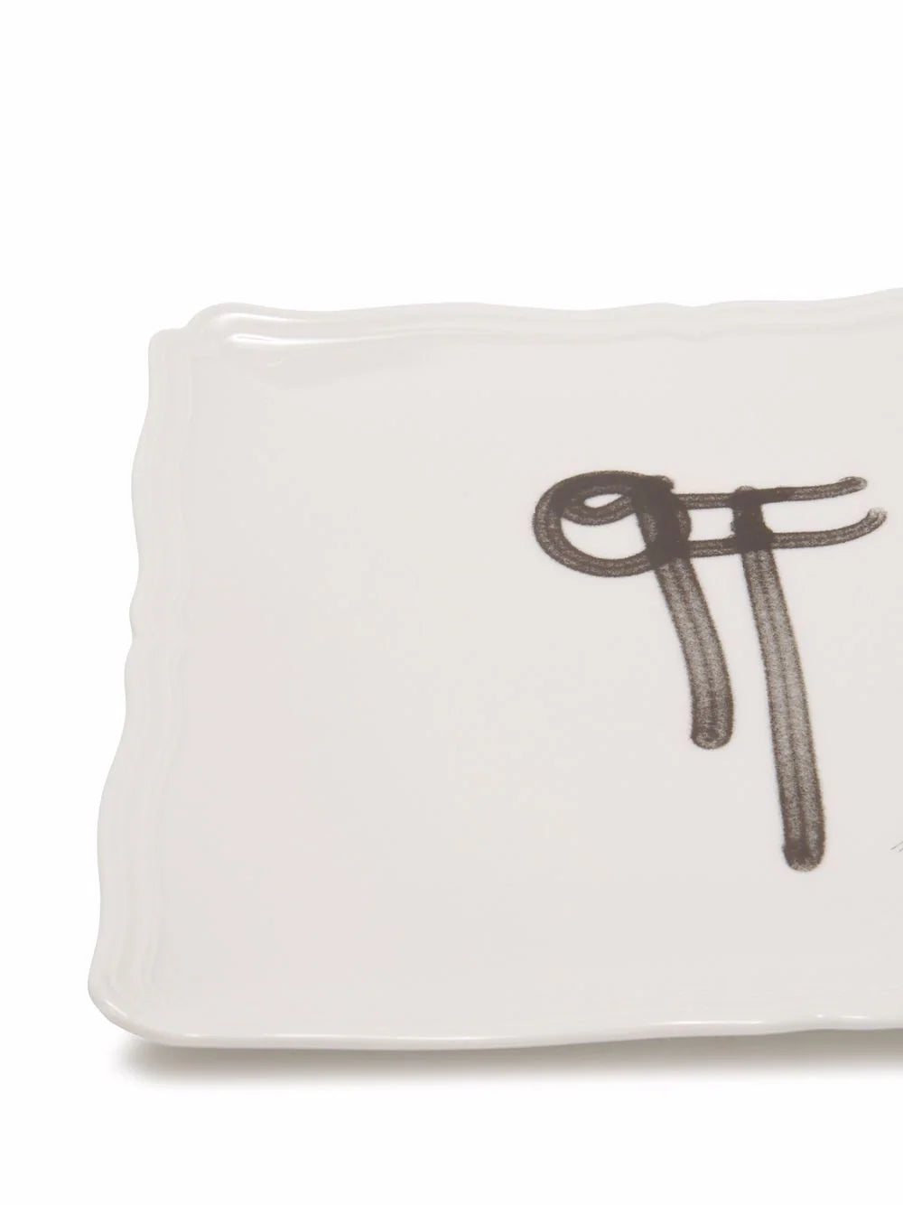 OW GINORI SQUARED TRAY WHITE BLACK