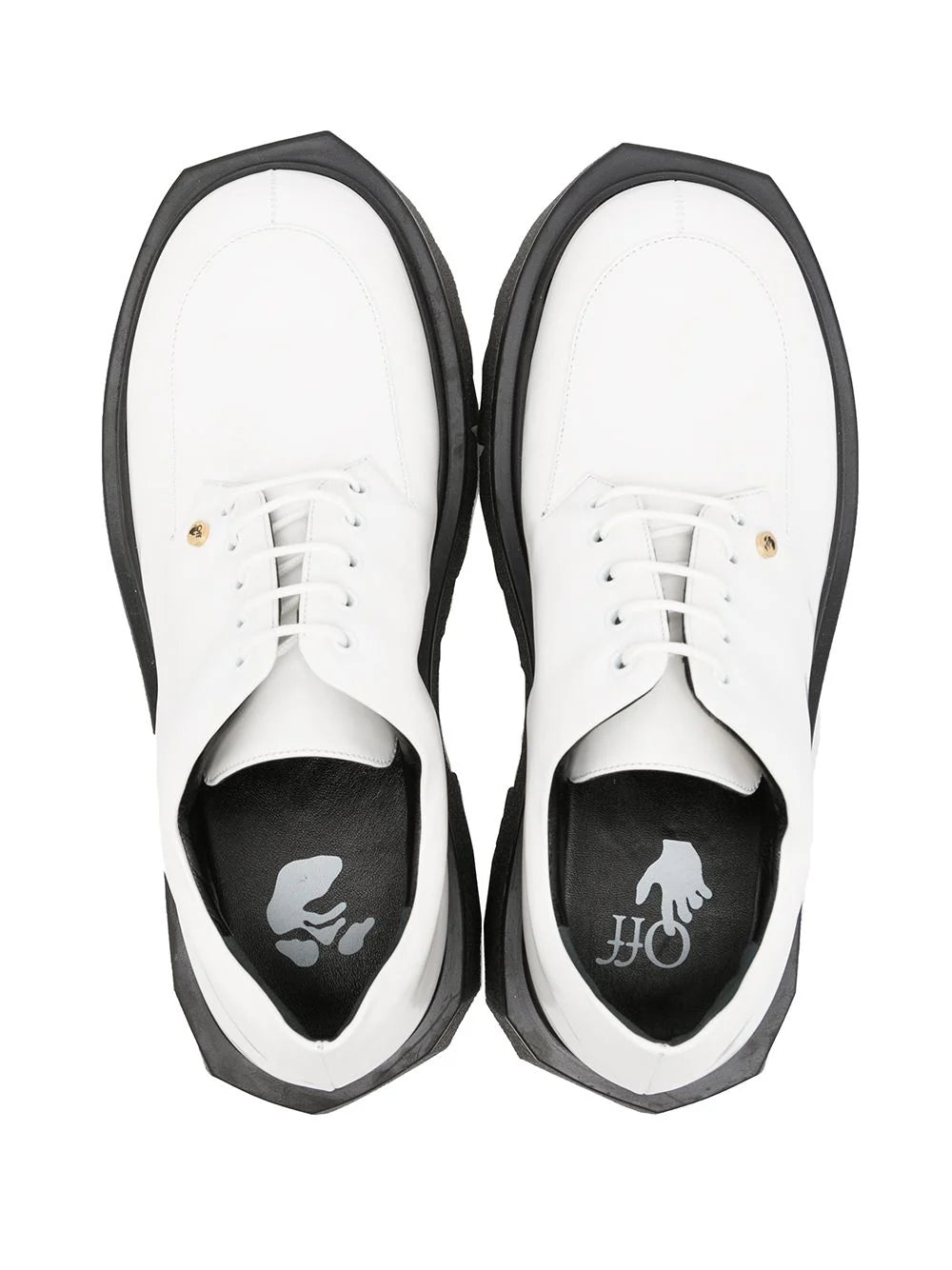 CALF SPONGE DERBY WHITE NO COLOR
