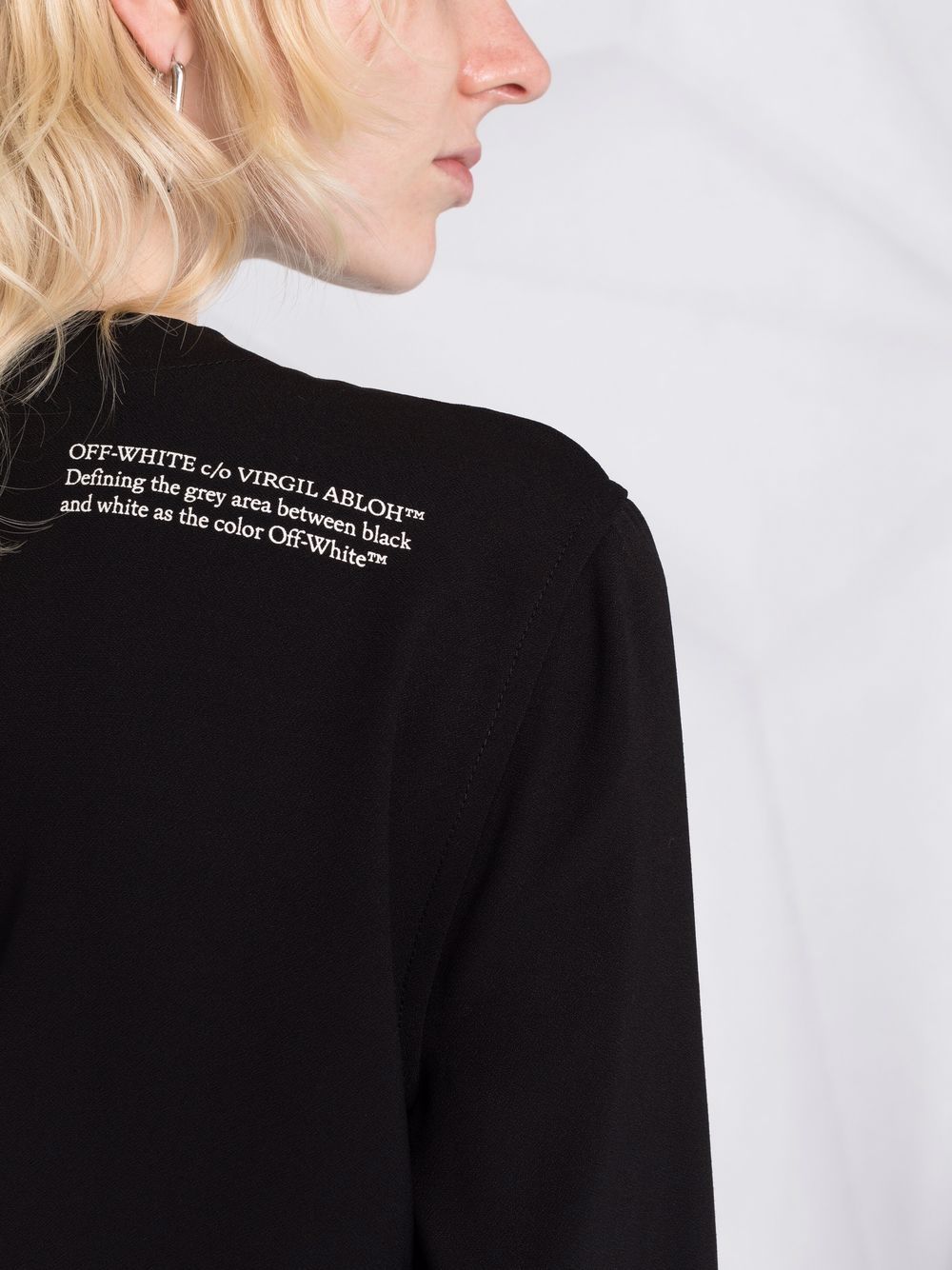 SATIN ROMANTIC SHIRT BLACK NO COLOR