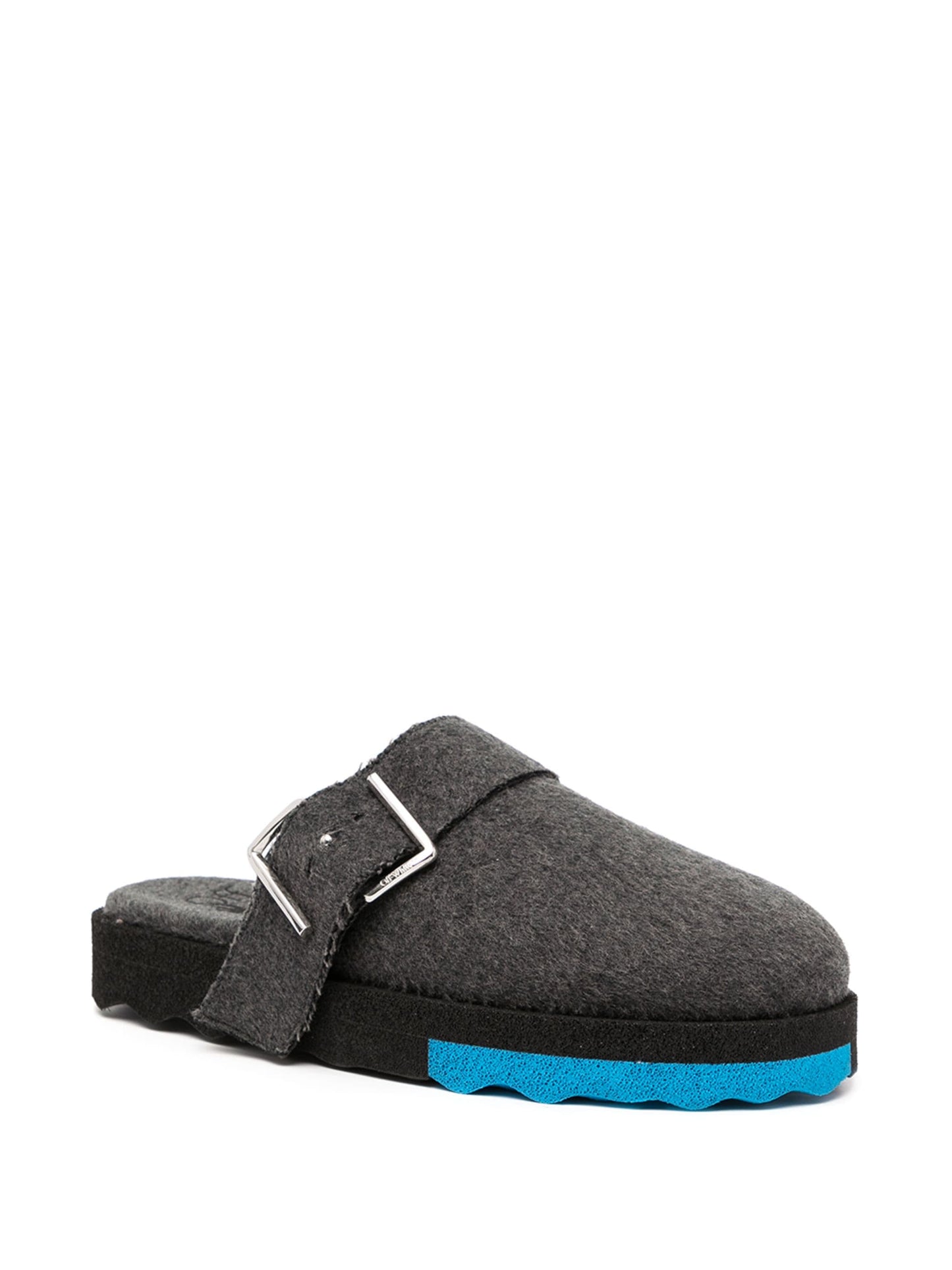 FELT COMFORT SLIPPER MEDIUM GREY BLUE