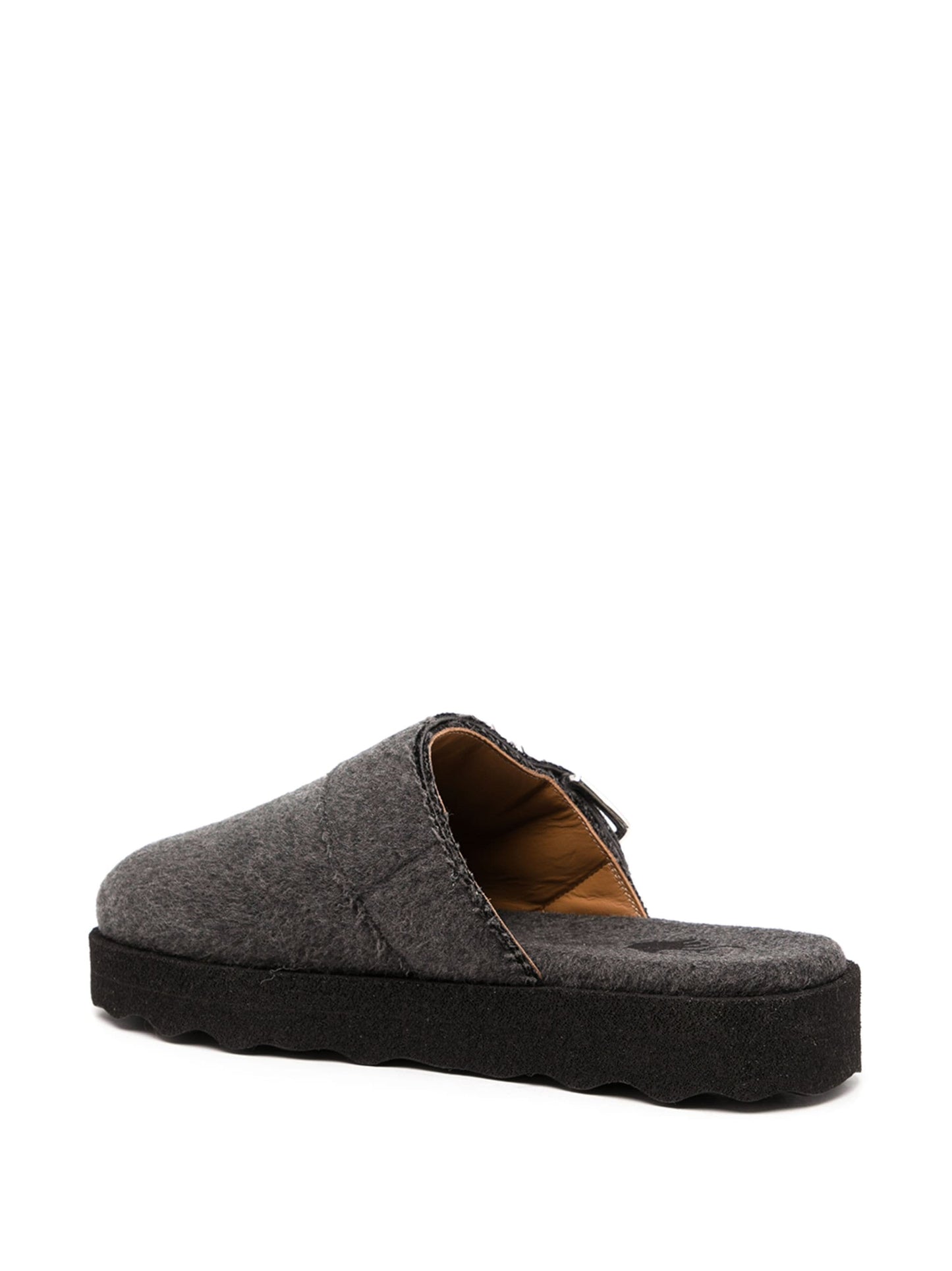 FELT COMFORT SLIPPER MEDIUM GREY BLUE