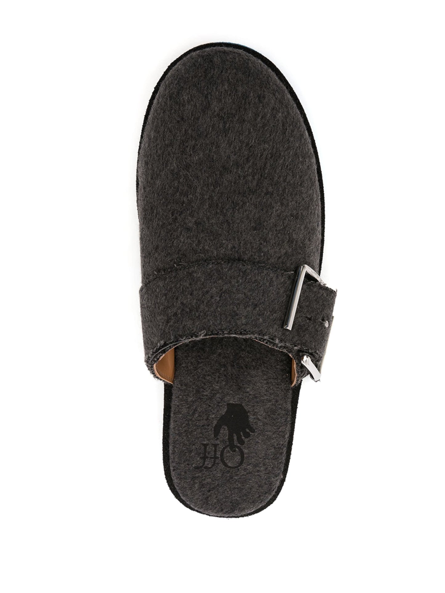 FELT COMFORT SLIPPER MEDIUM GREY BLUE