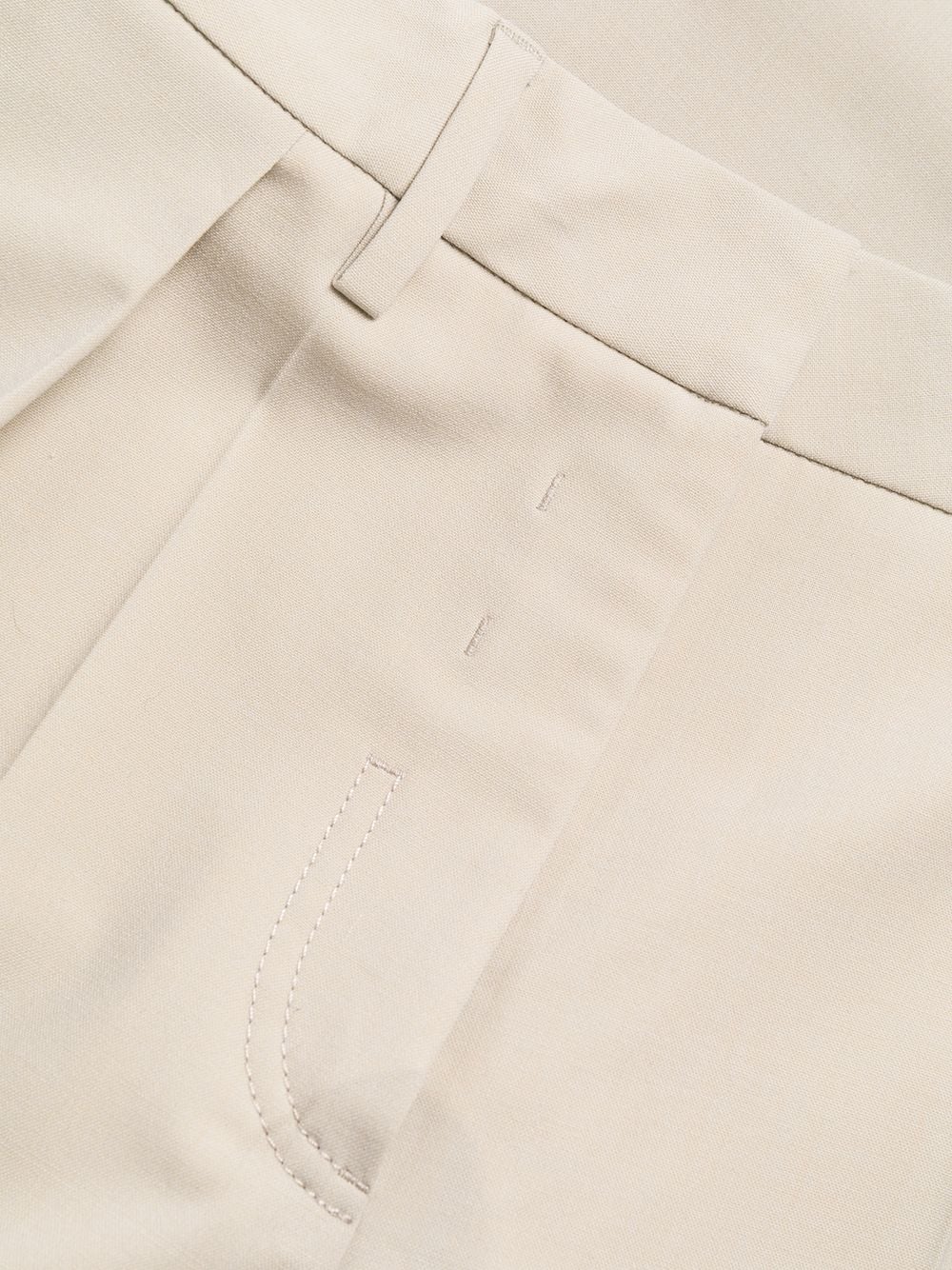 LIGHT WOOL SIDE PLEATS PANT LIGHT GREY NO COLOR