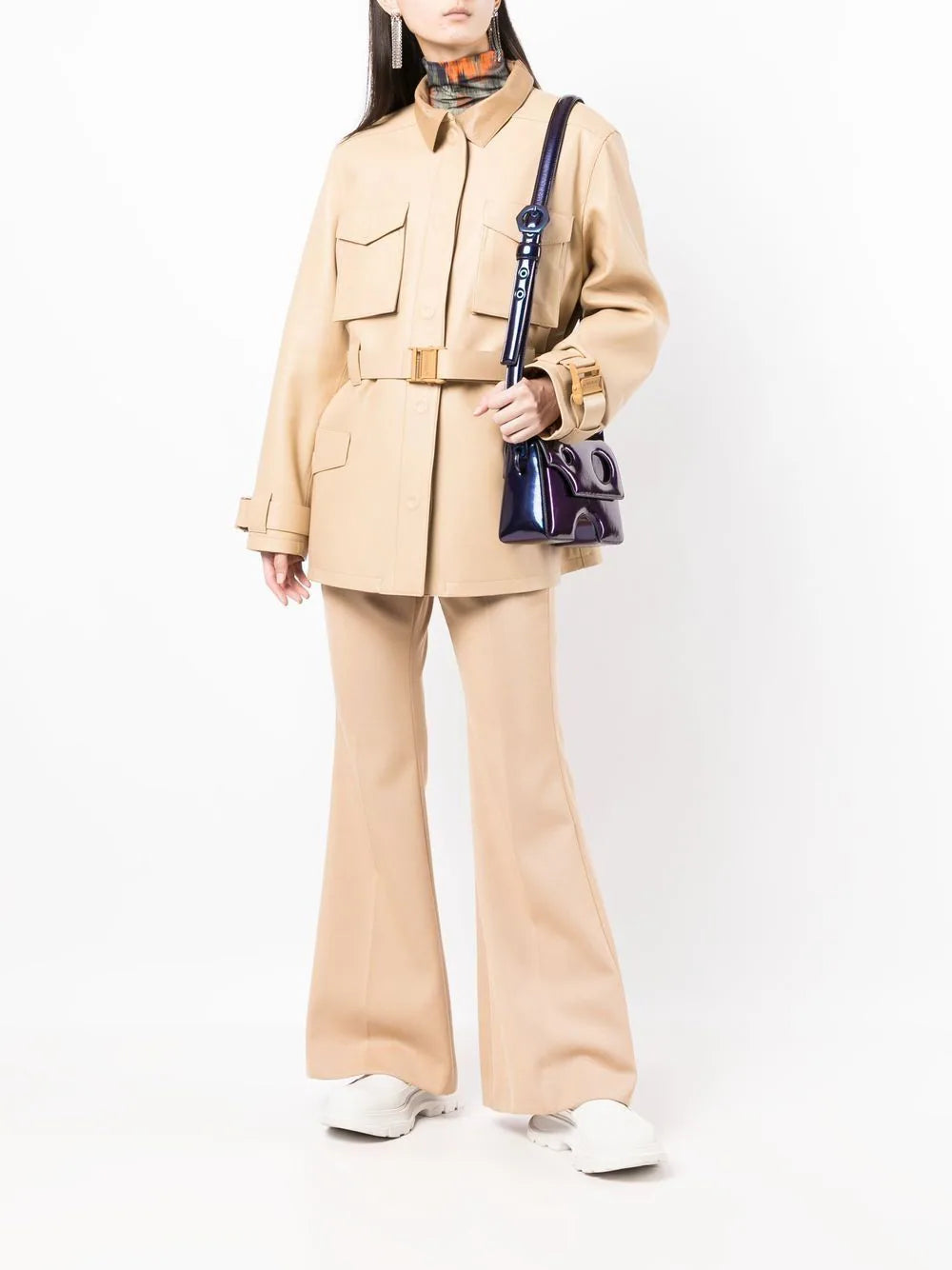 CARGO LEATHER FIELD JKT CAMEL NO COLOR