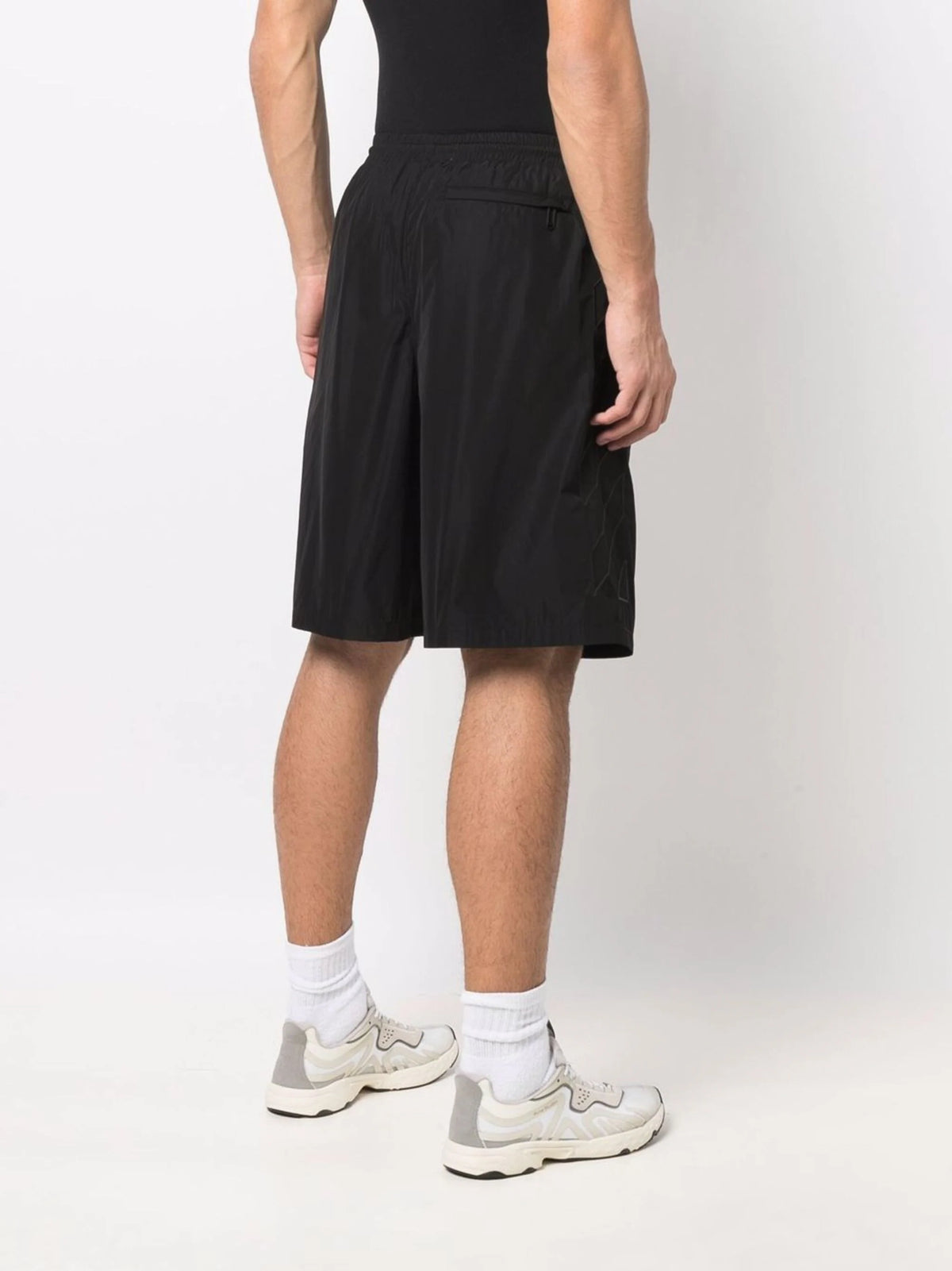 DIAG OUTLINE TRACK SHORTS BLACK BLACK