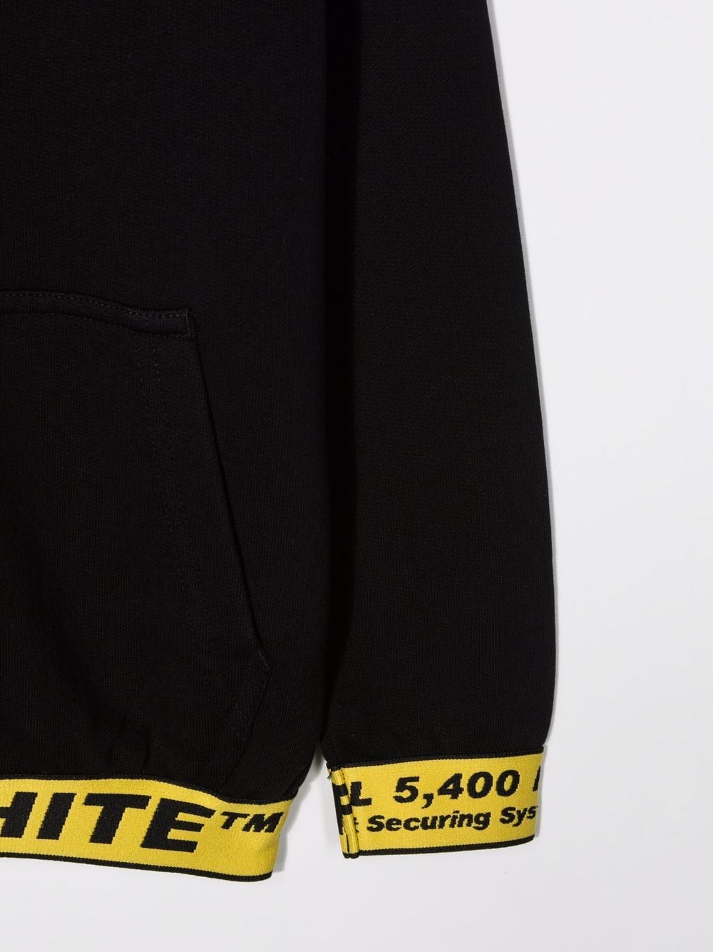 OFF INDUSTRIAL HOODIE BLACK YELLOW