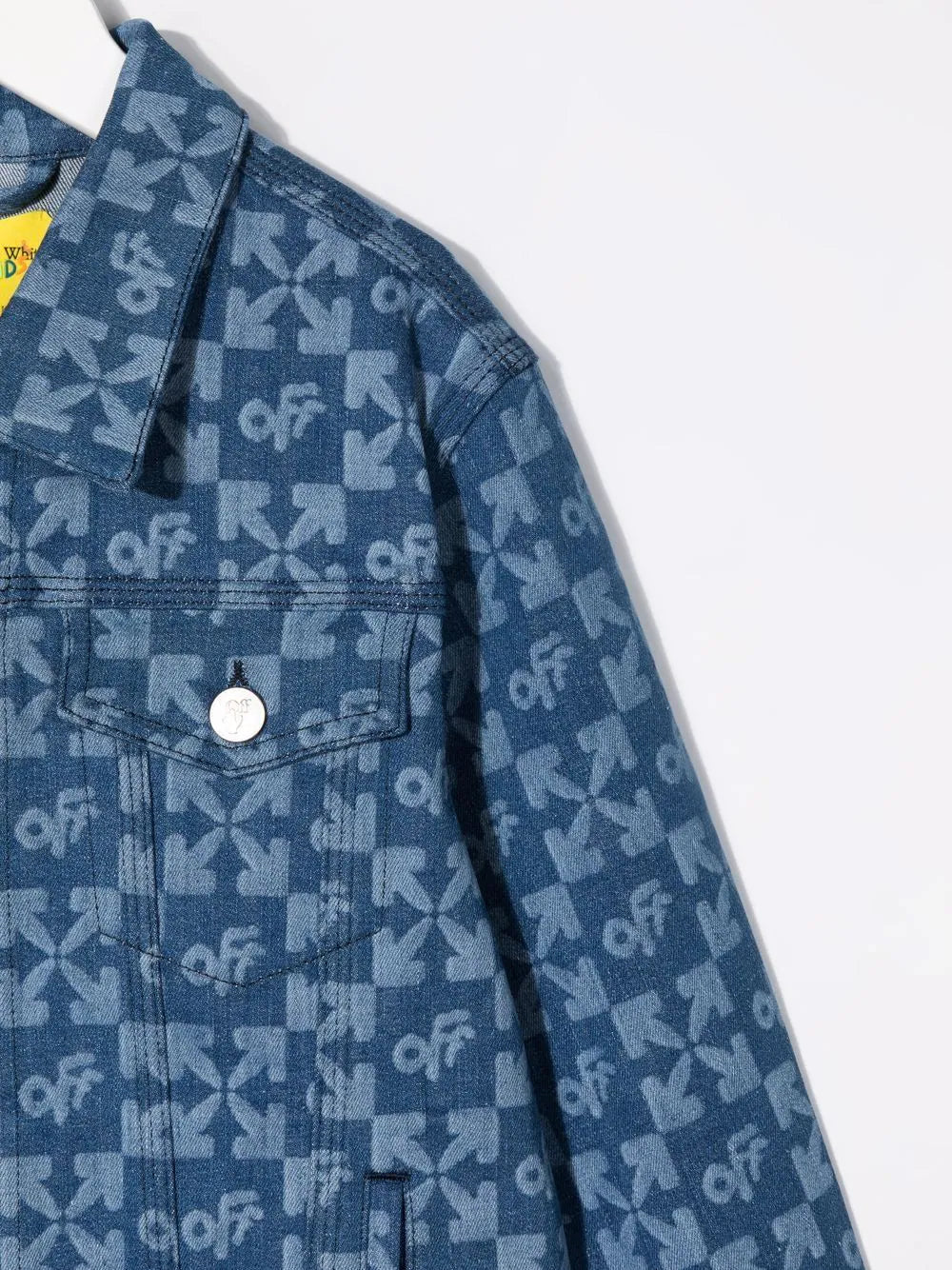 MONOGRAM DENIM JACKET LIGHT BLUE LIGHT BLUE