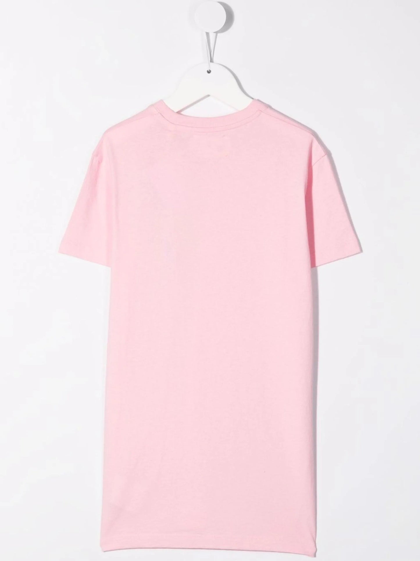 OFF STAMP TEE DRESS S/S PINK BLACK