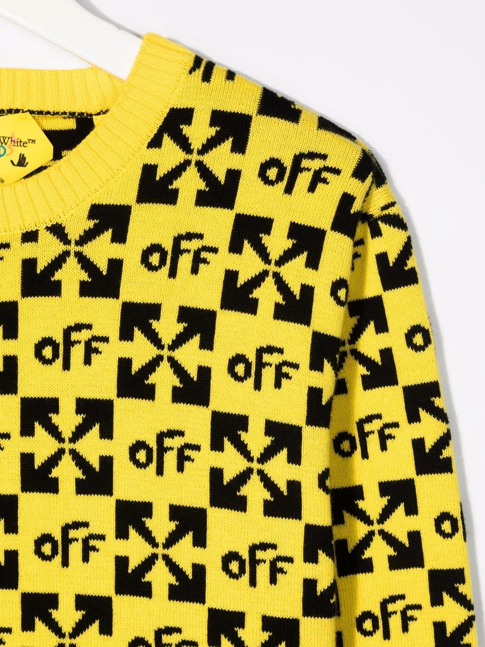 MONOGRAM SWEATER YELLOW BLACK